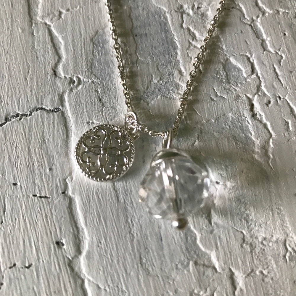 *Inspiring Jeweled Charm Necklace